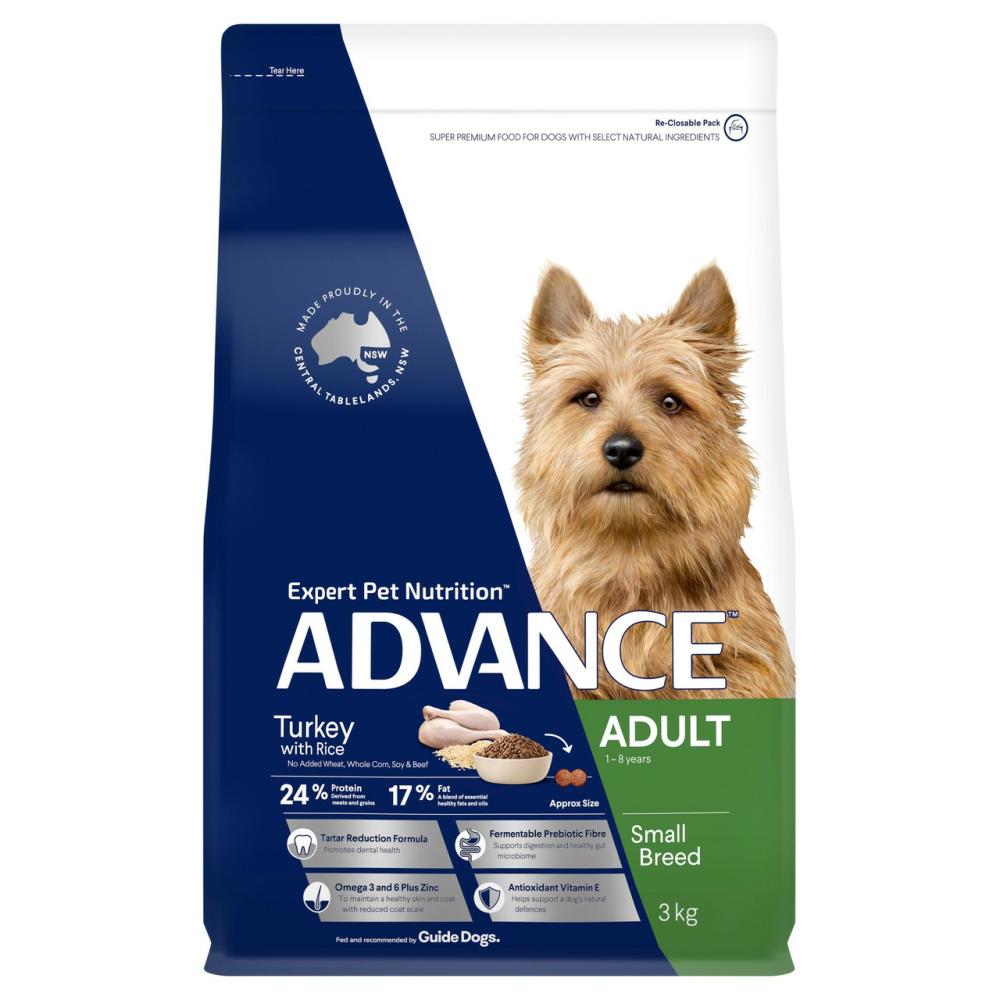 Adult Small Breed Dry Dog Food Turkey Dog